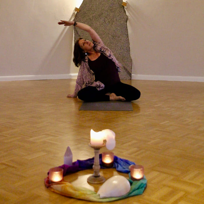 Yogalehrerin Christiane Scharp-Richardt